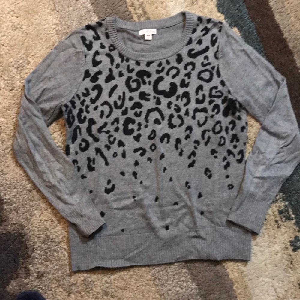 Animal print sweater